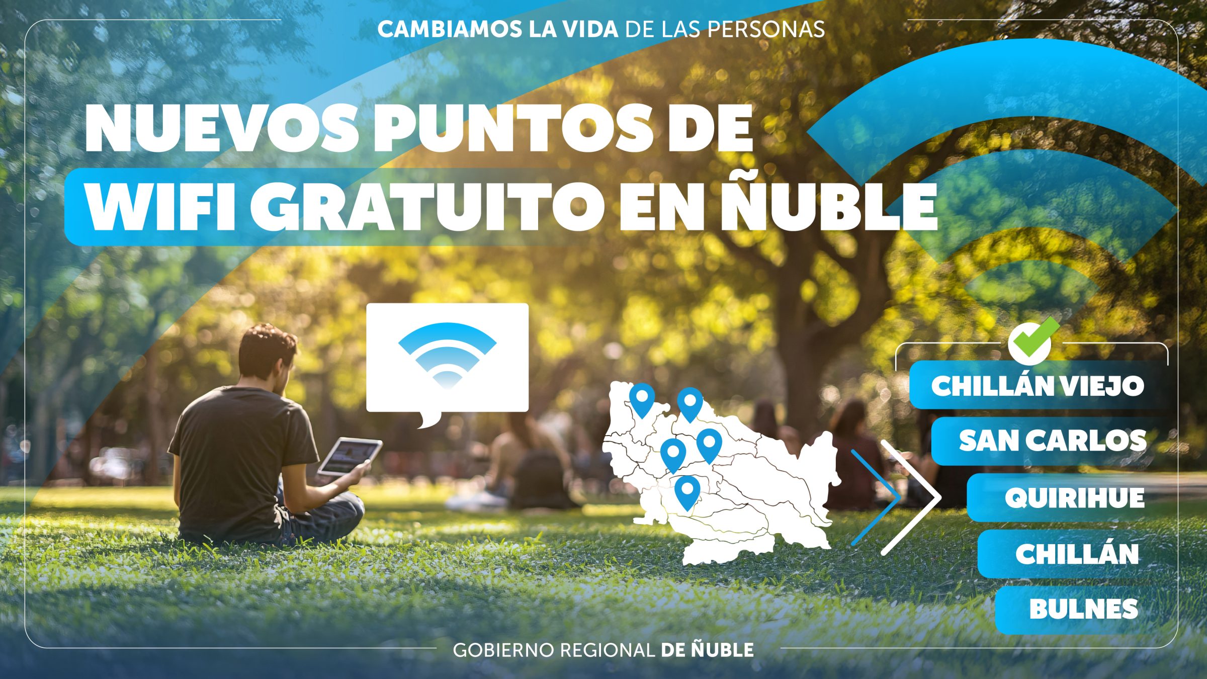 Wi-Fi gratis en Ñuble