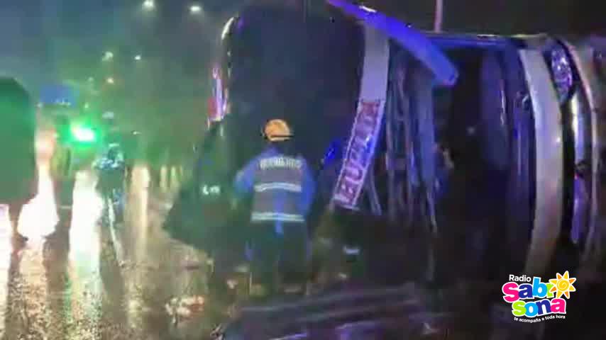 Accidente bus Ruta 5 Sur